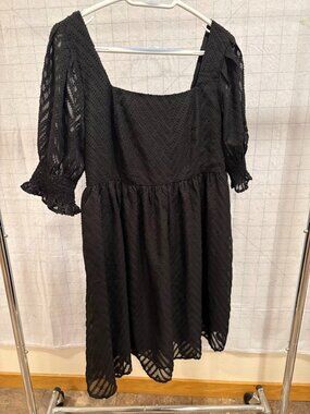 Black Baby Doll Dress